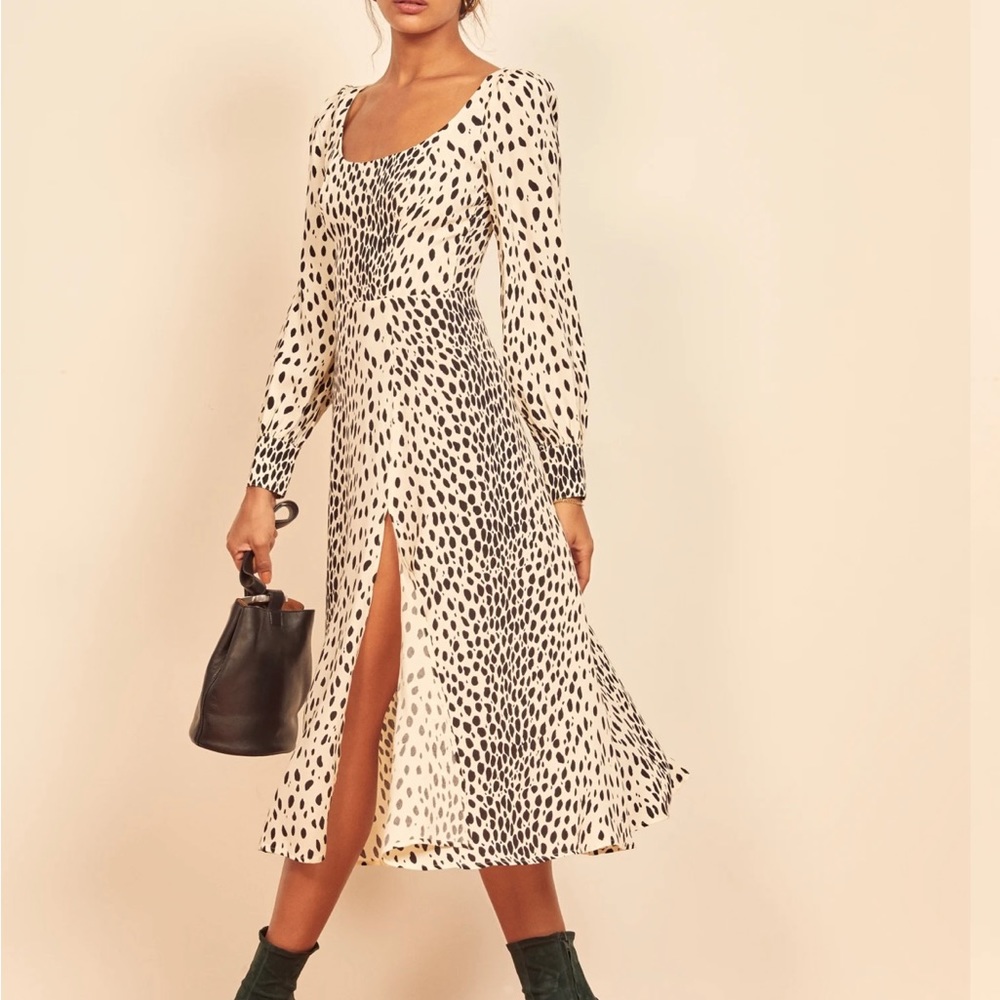 Reformation Alessi dress in cheetah size 0 good condition